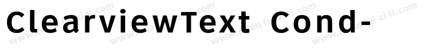 ClearviewText Cond字体转换